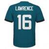Trevor Lawrence Jacksonville Jaguars Preschool Replica Player Jersey - Teal - Detail View