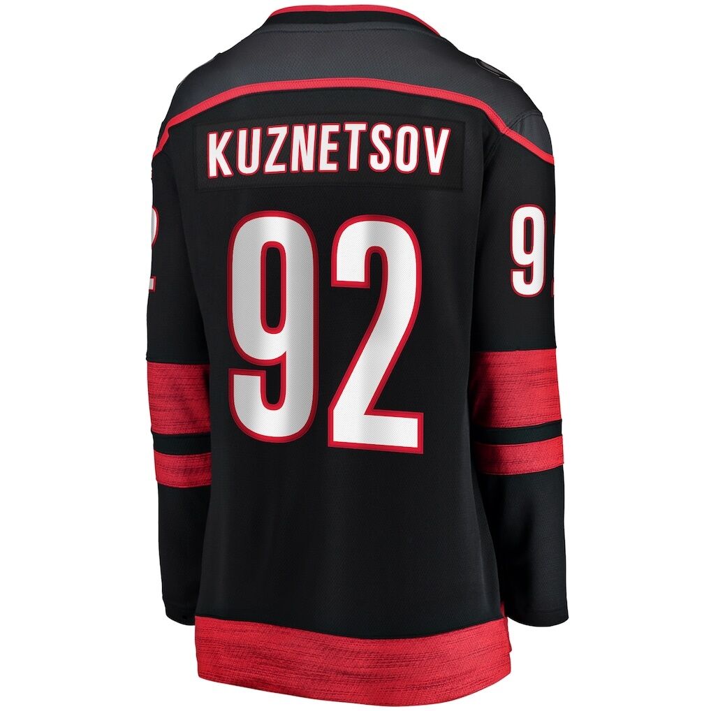 Evgeny Kuznetsov Carolina Hurricanes Fashion7 Women's Home Breakaway Jersey