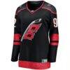 Evgeny Kuznetsov Carolina Hurricanes Fashion7 Women's Home Breakaway Jersey - Black - Side View