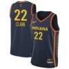 Caitlin Clark Indiana Fever Nike Youth 2024 WNBA Draft Explorer Edition Victory Player Jersey - Navy - Front View