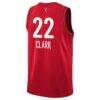 Caitlin Clark Indiana Fever Nike Youth 2024 WNBA Draft Rebel Edition Victory Player Jersey - Red - Detail View