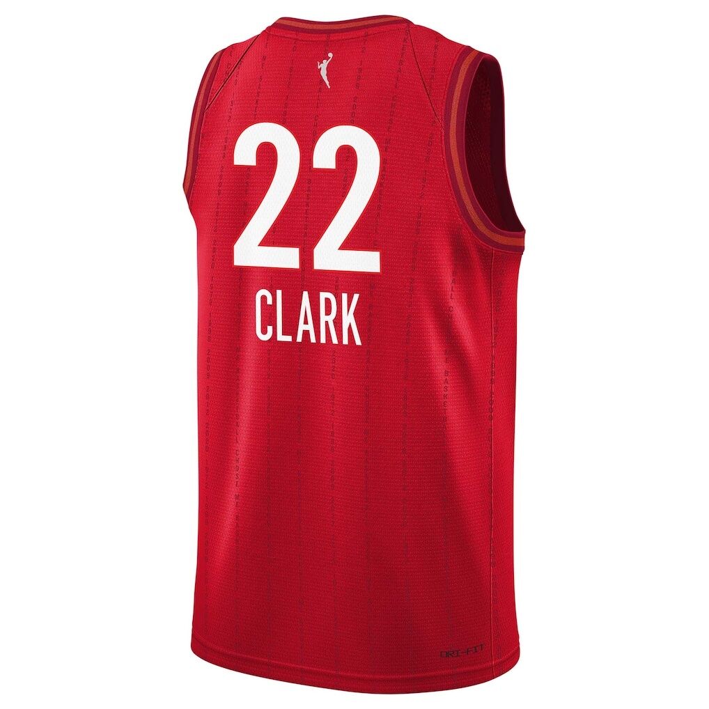 Caitlin Clark Indiana Fever Nike Youth 2024 WNBA Draft Rebel Edition Victory Player Jersey