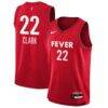 Caitlin Clark Indiana Fever Nike Youth 2024 WNBA Draft Rebel Edition Victory Player Jersey - Red - Front View