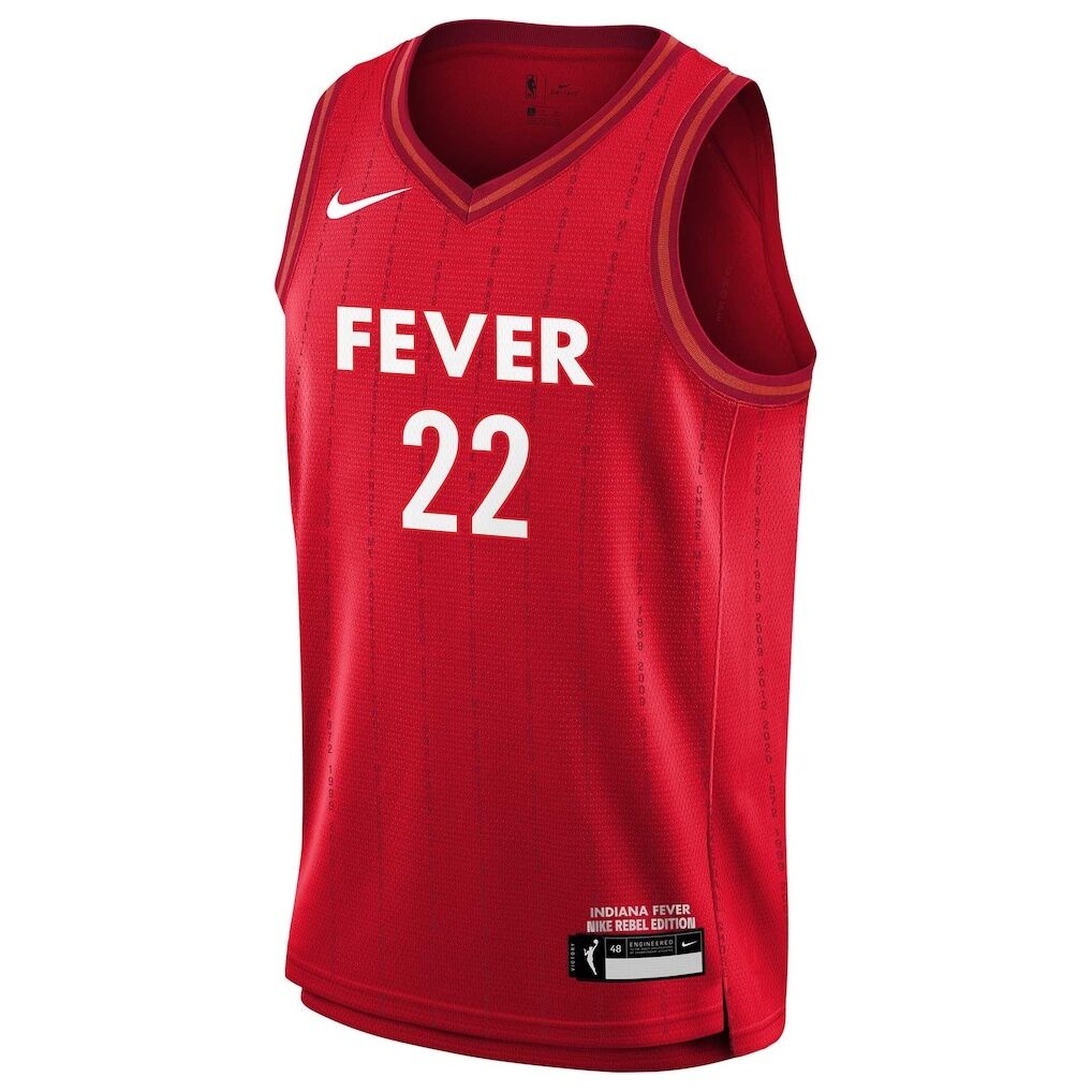 Caitlin Clark Indiana Fever Nike Youth 2024 WNBA Draft Rebel Edition Victory Player Jersey