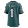 Jalen Hurts Philadelphia Eagles Nike Team Game Jersey - - Detail View
