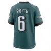 DeVonta Smith Philadelphia Eagles Nike Team Game Jersey - Midnight Green - Detail View