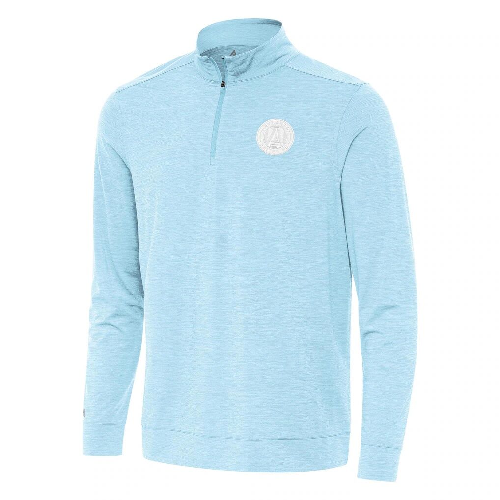 Atlanta United FC Antigua Bright Quarter-Zip Top – Light Blue
