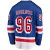 Jack Roslovic New York Rangers Fashion7 Home Premier Breakaway Player Jersey - Blue - Detail View