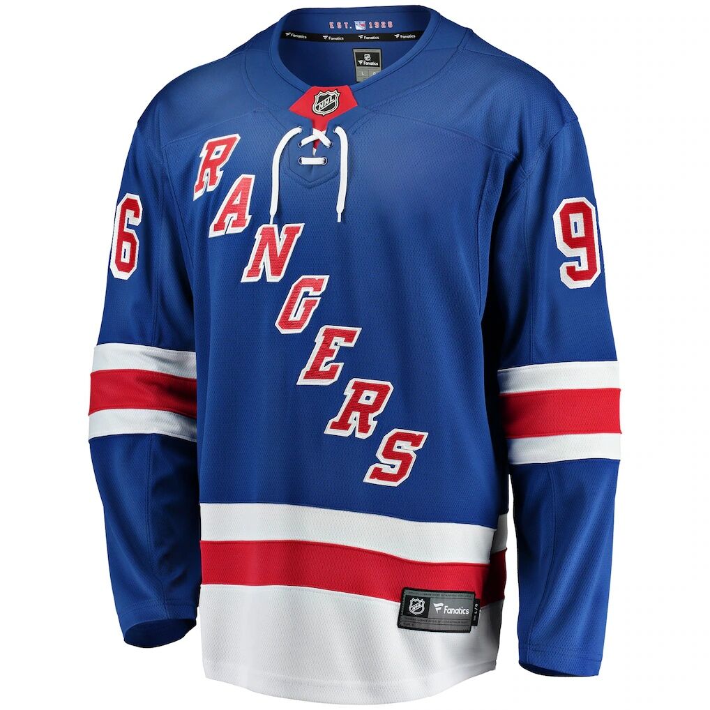 Jack Roslovic New York Rangers Fashion7 Home Premier Breakaway Player Jersey