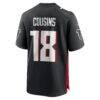 Kirk Cousins Atlanta Falcons Nike Youth Game Jersey - Black - Detail View