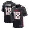 Kirk Cousins Atlanta Falcons Nike Youth Game Jersey - Black - Front View