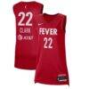 Caitlin Clark Indiana Fever Nike Unisex 2024 WNBA Draft Rebel Edition Victory Player Jersey - Red - Front View