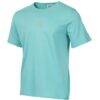 Inter Miami CF Skyline Heron Heavy Relaxed T-Shirt - Teal - Side View