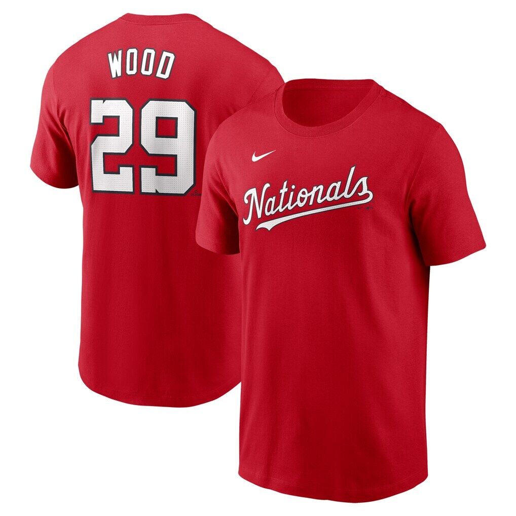 James Wood Washington Nationals Nike Fuse Name & Number T-Shirt