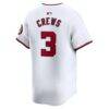 Dylan Crews Washington Nationals Nike Home Limited Player Jersey - White - Detail View