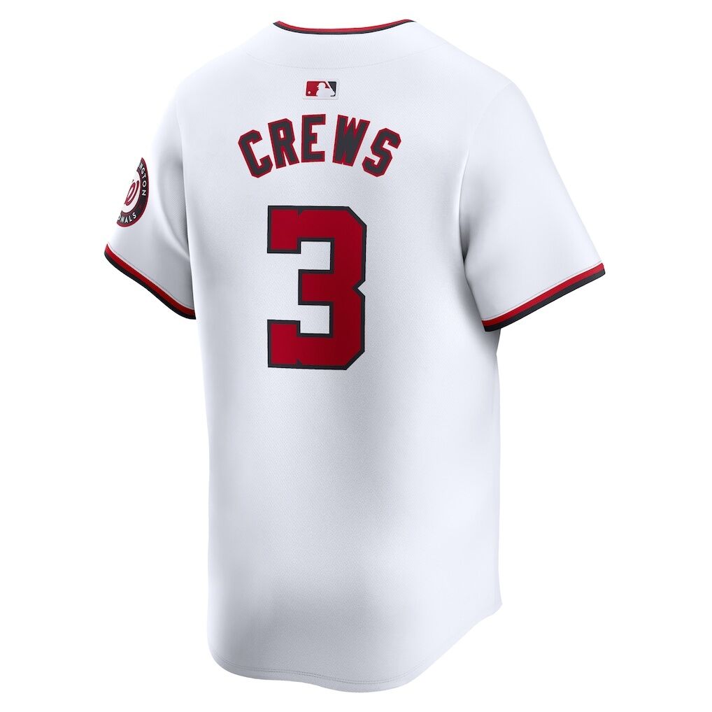 Dylan Crews Washington Nationals Nike Home Limited Player Jersey