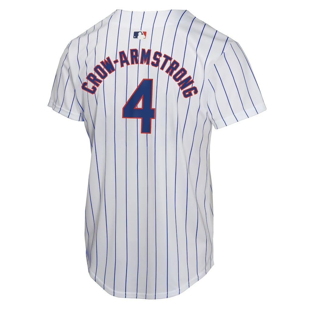 Pete Crow-Armstrong Chicago Cubs Nike Youth Home Game Player Jersey