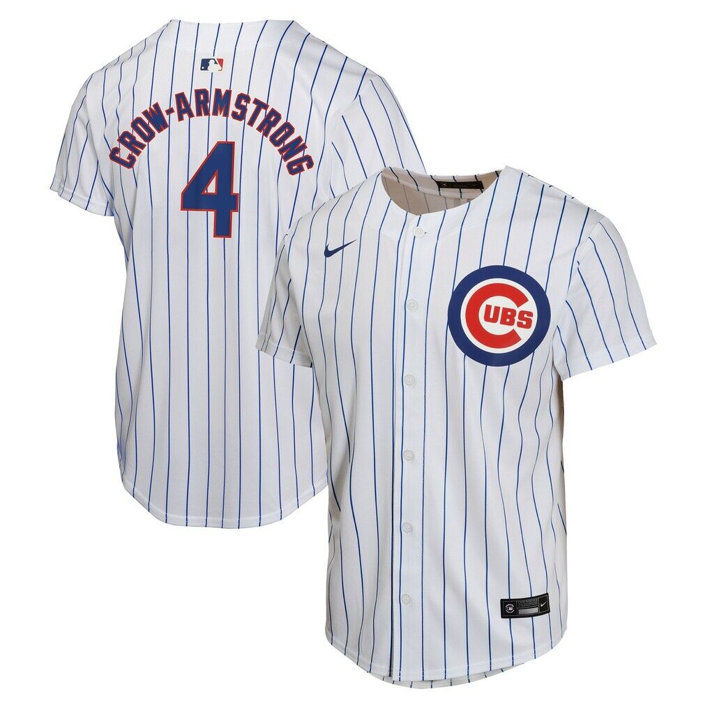 Pete Crow-Armstrong Chicago Cubs Nike Youth Home Game Player Jersey