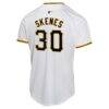 Paul Skenes Pittsburgh Pirates Nike Youth Home Player Game Jersey - White - Detail View