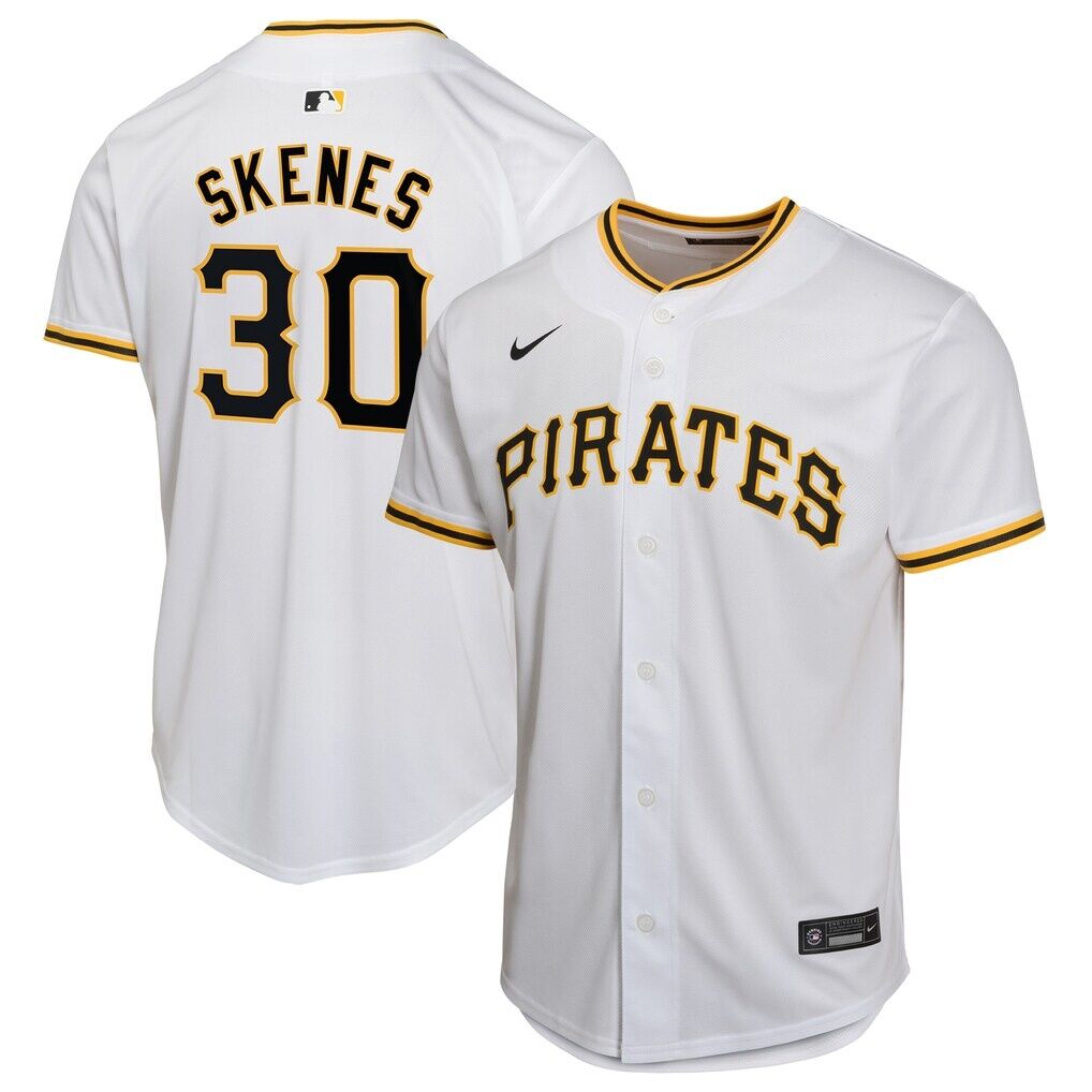 Paul Skenes Pittsburgh Pirates Nike Youth Home Player Game Jersey