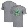 New York Jets Homage Unisex Arch T-Shirt - Gray - Front View
