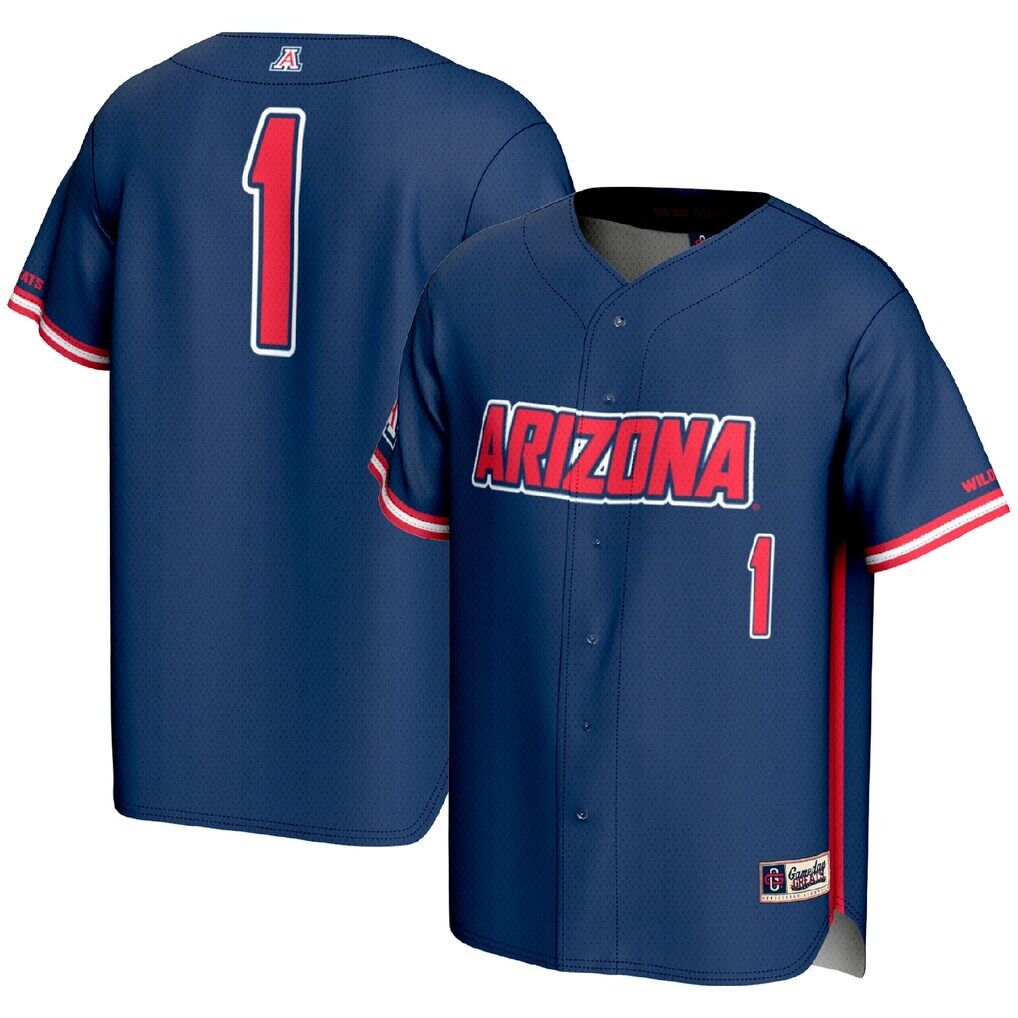 #1 Arizona Wildcats GameDay Greats Lightweight Baseball Fashion Jersey