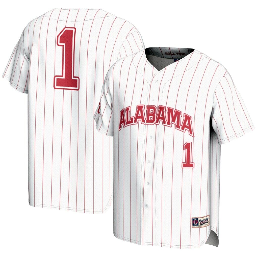 #1 Alabama Crimson Tide GameDay Greats Youth Lightweight Baseball Fashion Jersey