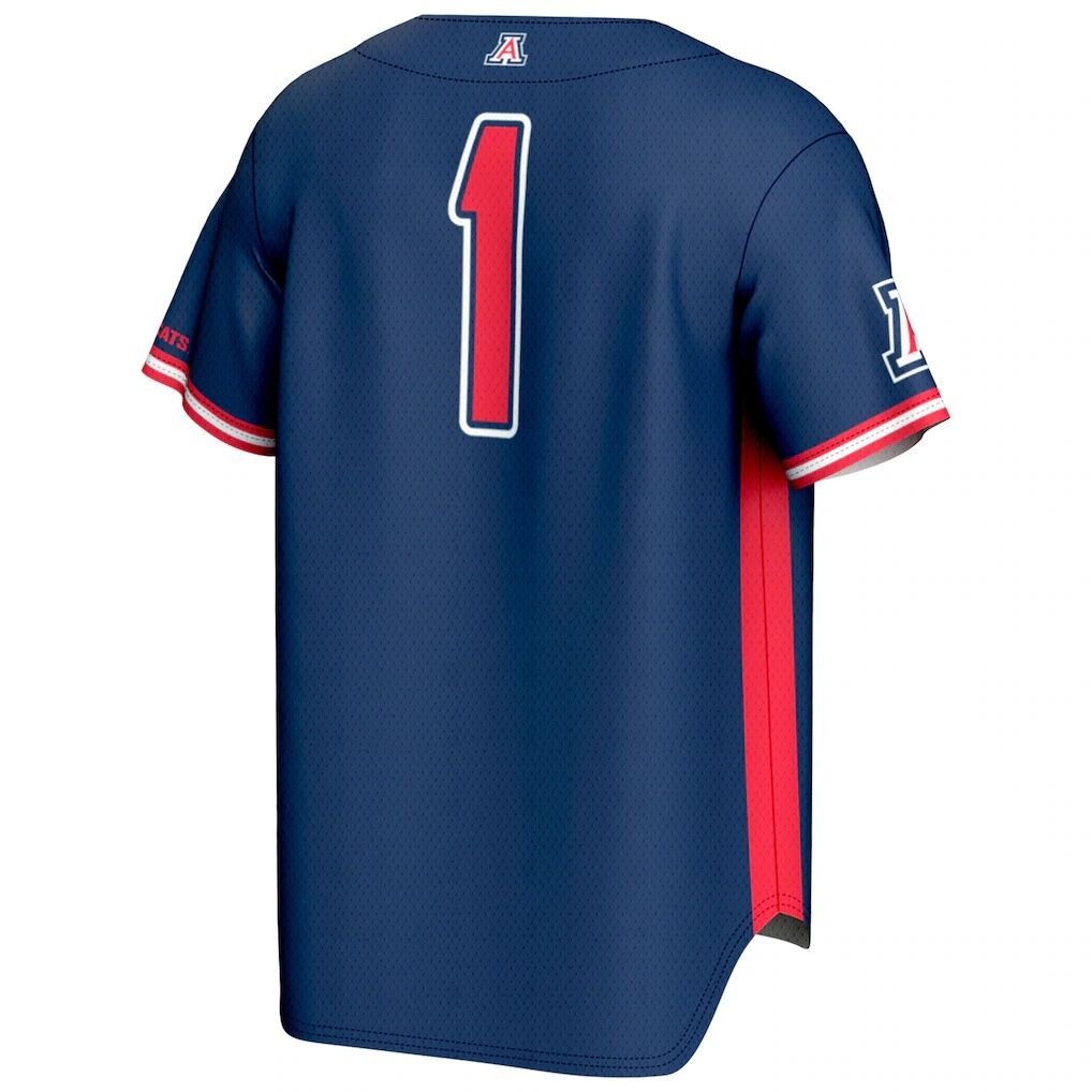 #1 Arizona Wildcats GameDay Greats Youth Lightweight Baseball Fashion Jersey