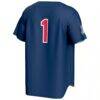 #1 Arizona Wildcats GameDay Greats Lightweight Baseball Fashion Jersey - Navy - Detail View