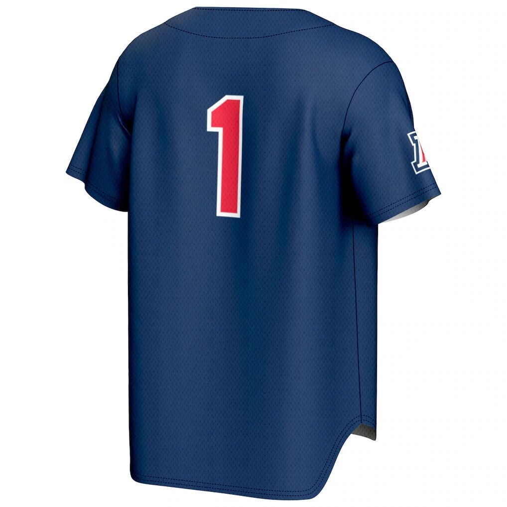 #1 Arizona Wildcats GameDay Greats Lightweight Baseball Fashion Jersey