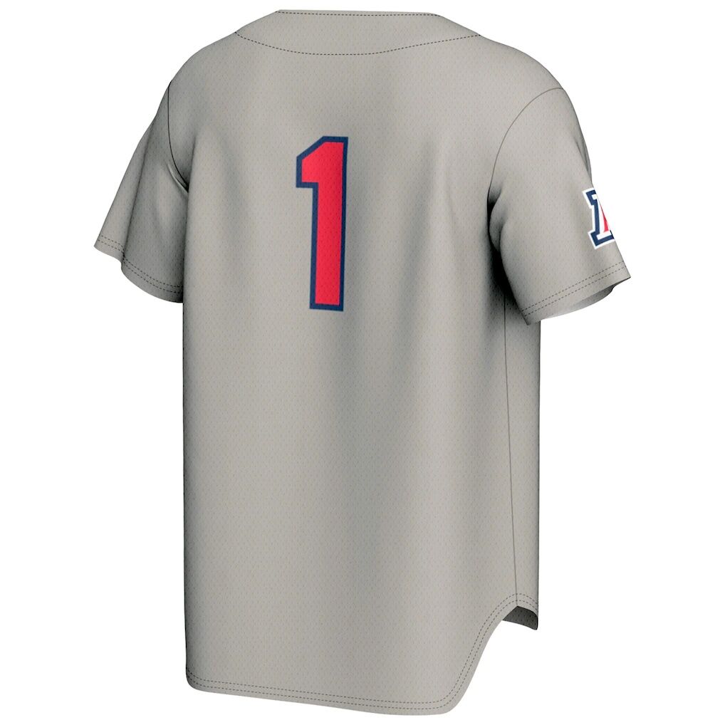 #1 Arizona Wildcats GameDay Greats Youth Lightweight Baseball Fashion Jersey