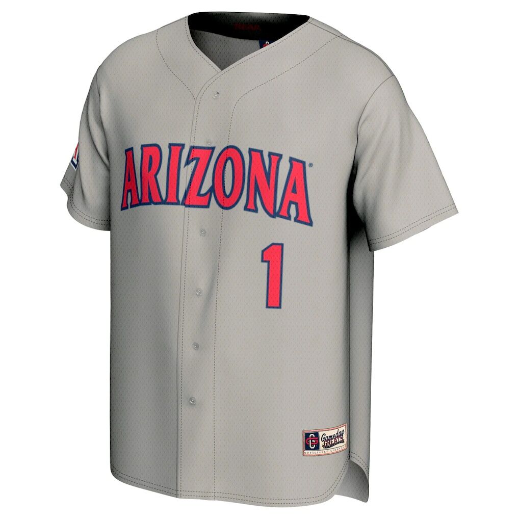 #1 Arizona Wildcats GameDay Greats Youth Lightweight Baseball Fashion Jersey