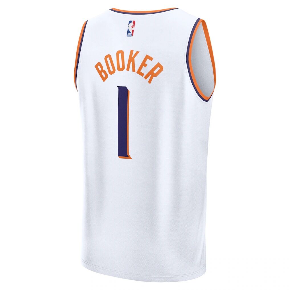 Devin Booker Phoenix Suns Fashion7 Youth Fast Break Replica Player Jersey - Association Edition