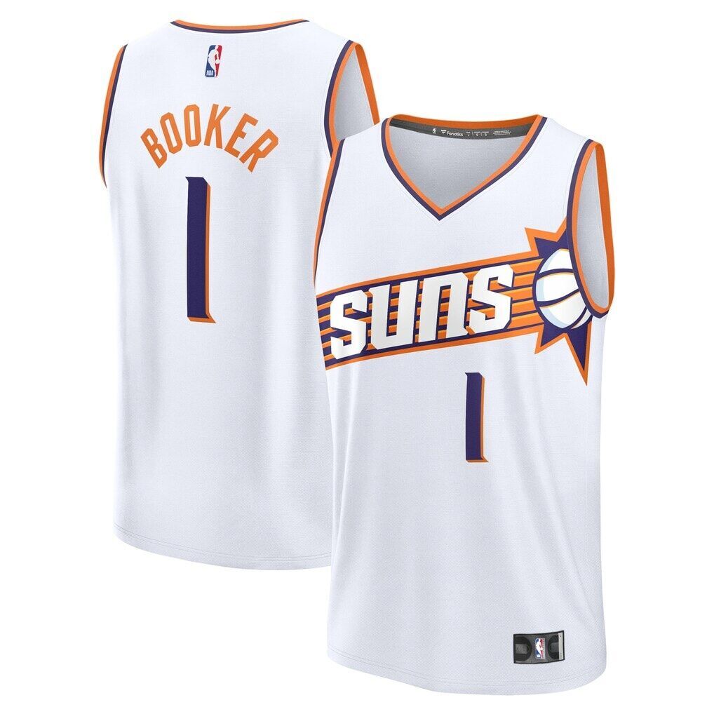 Devin Booker Phoenix Suns Fashion7 Youth Fast Break Replica Player Jersey - Association Edition