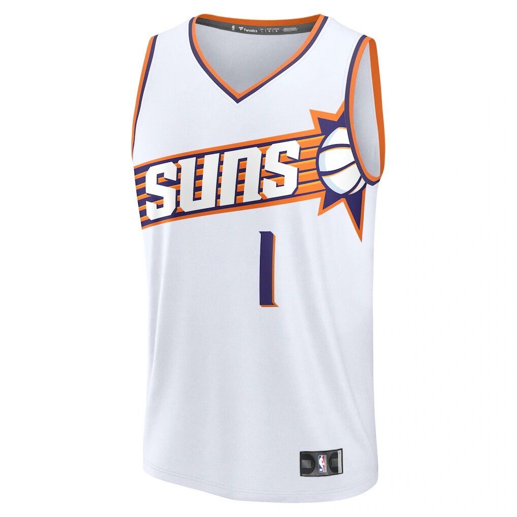Devin Booker Phoenix Suns Fashion7 Youth Fast Break Replica Player Jersey - Association Edition