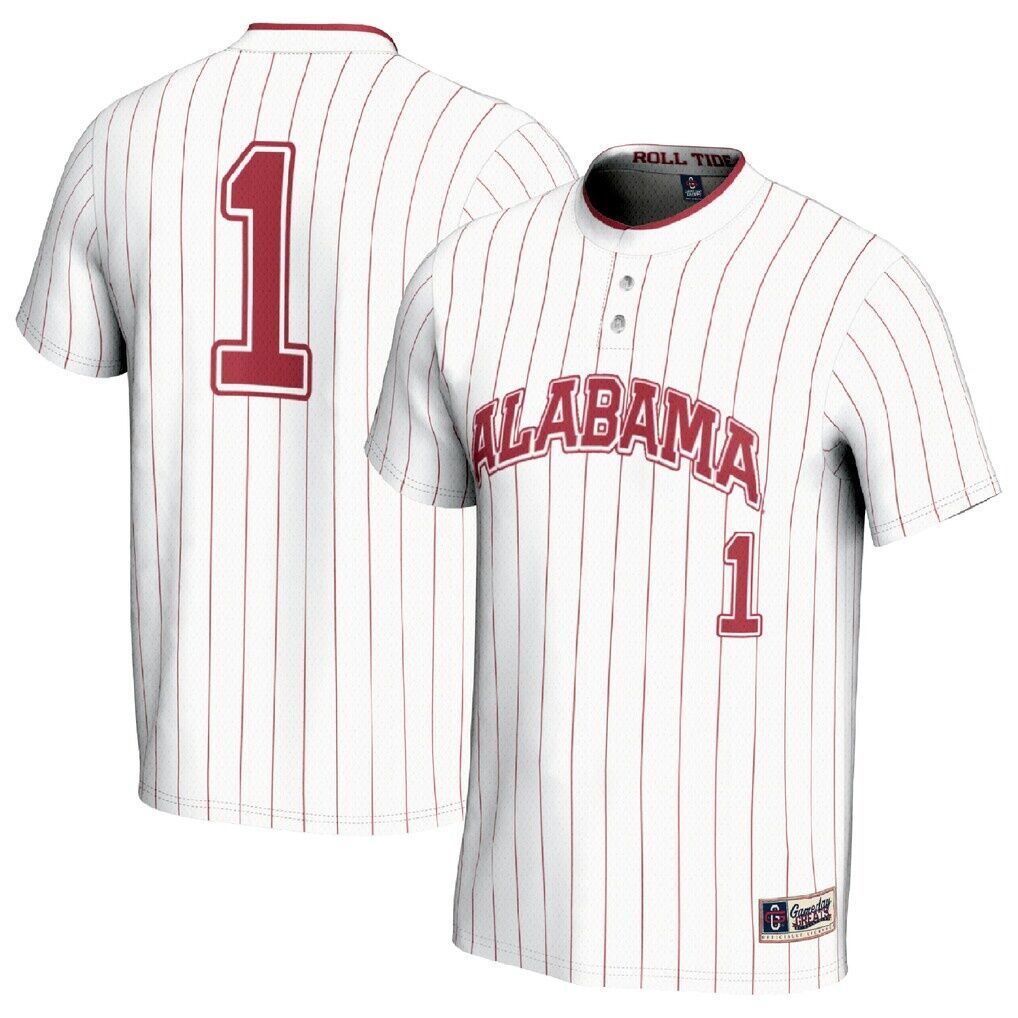 #1 Alabama Crimson Tide GameDay Greats Unisex Lightweight Softball Fashion Jersey
