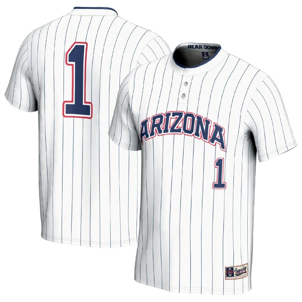 #1 Arizona Wildcats GameDay Greats Unisex Lightweight Softball Fashion Jersey