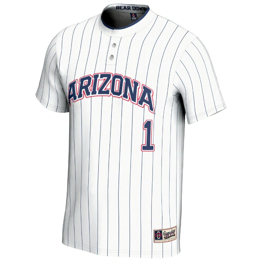 #1 Arizona Wildcats GameDay Greats Unisex Lightweight Softball Fashion Jersey