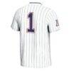 #1 Arizona Wildcats GameDay Greats Youth Lightweight Softball Fashion Jersey - White - Detail View