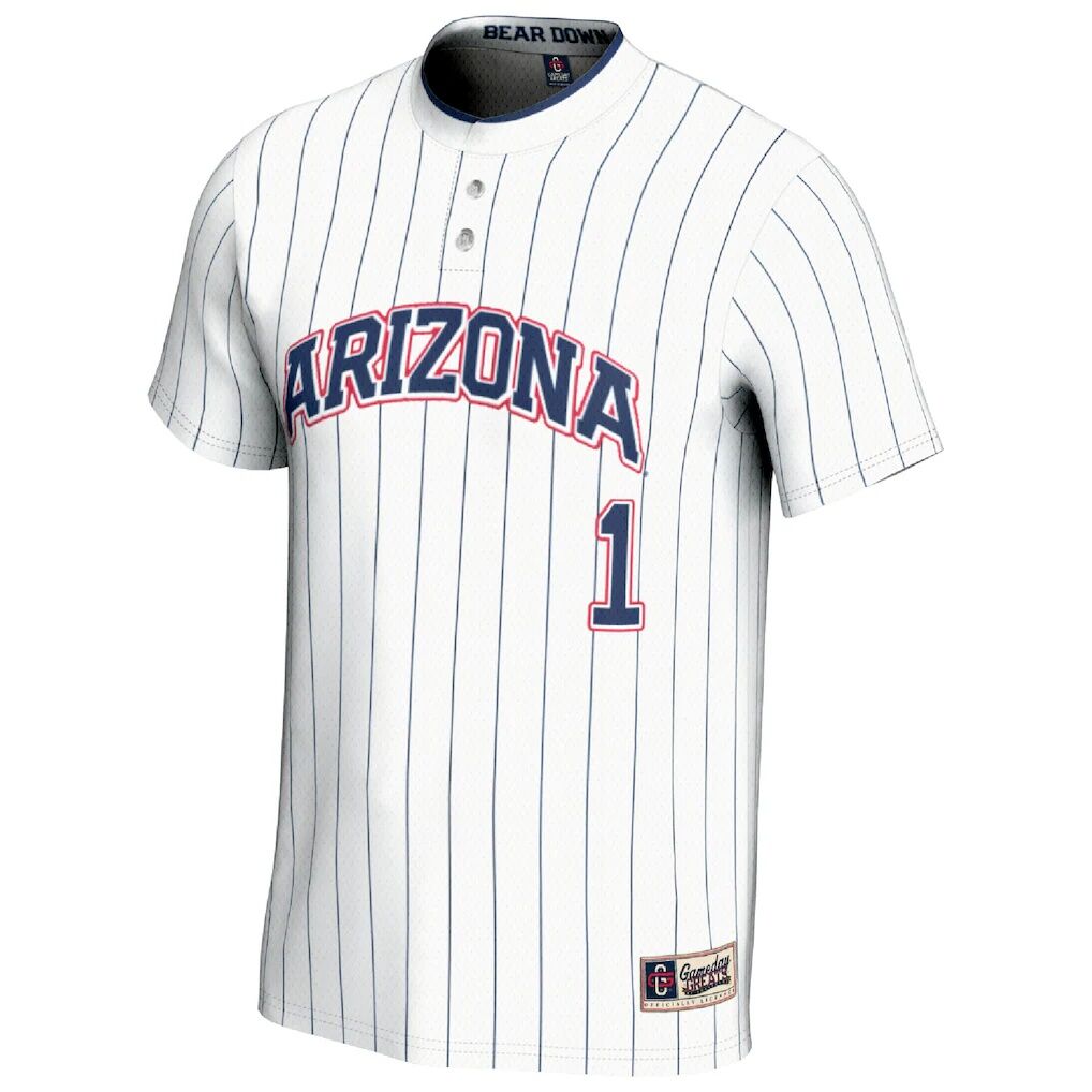 #1 Arizona Wildcats GameDay Greats Youth Lightweight Softball Fashion Jersey