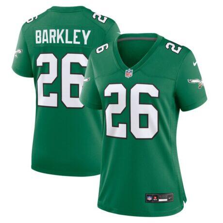 Saquon Barkley Philadelphia Eagles Nike Women's Alternate Game Jersey - - Front View