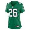 Saquon Barkley Philadelphia Eagles Nike Women's Alternate Game Jersey - - Side View