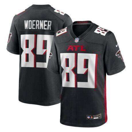 Charlie Woerner Atlanta Falcons Nike Game Jersey - Black - Front View