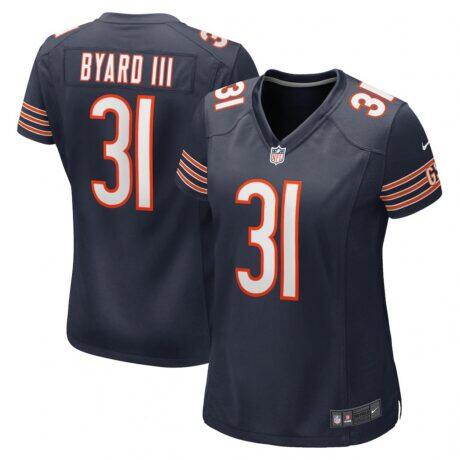 Kevin Byard III Chicago Bears Nike Women's Game Jersey - Navy - Front View
