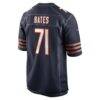 Ryan Bates Chicago Bears Nike Game Jersey - Navy - Detail View