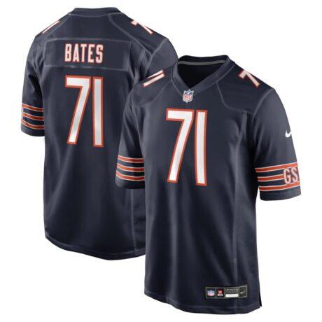 Ryan Bates Chicago Bears Nike Game Jersey - Navy - Front View