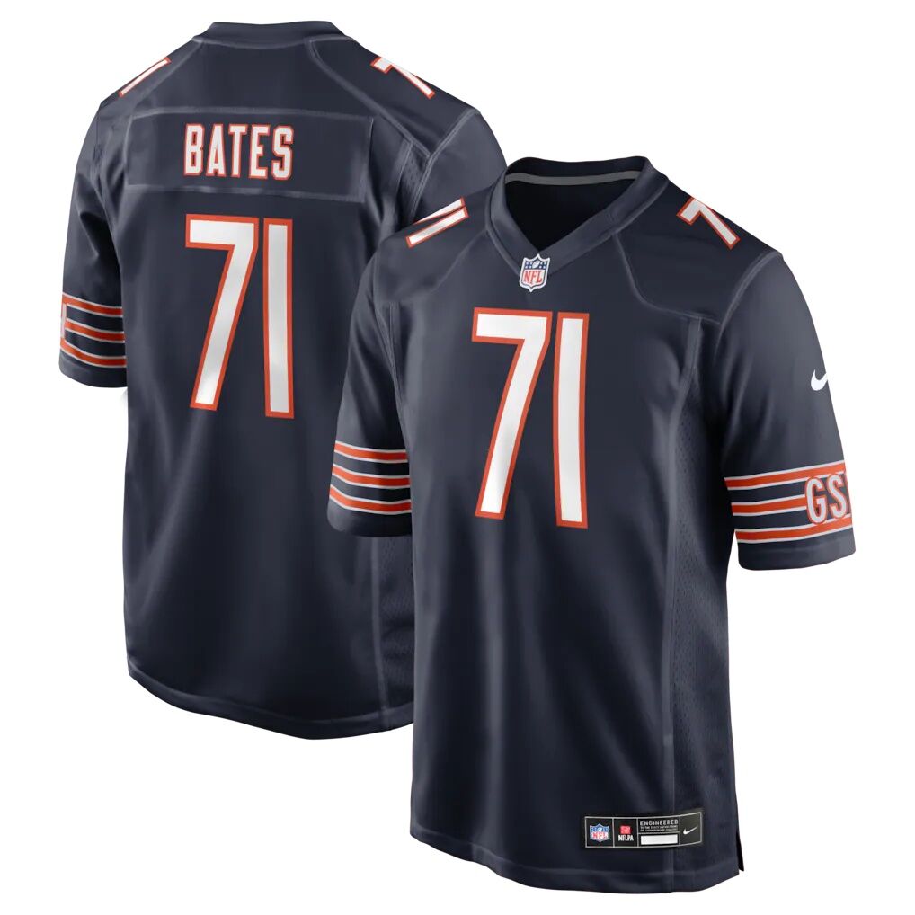 Ryan Bates Chicago Bears Nike  Game Jersey
