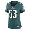 Zack Baun Philadelphia Eagles Nike Women's Game Jersey - Midnight Green - Side View