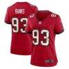 Eric Banks Tampa Bay Buccaneers Nike Women's Game Jersey - Red - Front View