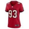 Eric Banks Tampa Bay Buccaneers Nike Women's Game Jersey - Red - Side View